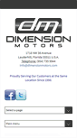 Mobile Screenshot of dimensionmotors.com